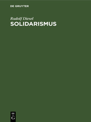cover image of Solidarismus